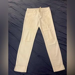 White skinny Mango jeans
